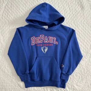 DePaul University Blue Demons Champion Youth Hoodie Sweatshirt Pullover
